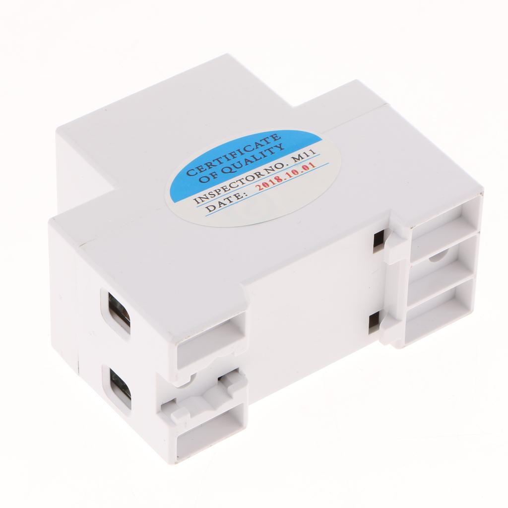 220V Din-rail Energy Meter Din Rail KWH Watt Hour Meter LCD 1 Phase 15(60A)