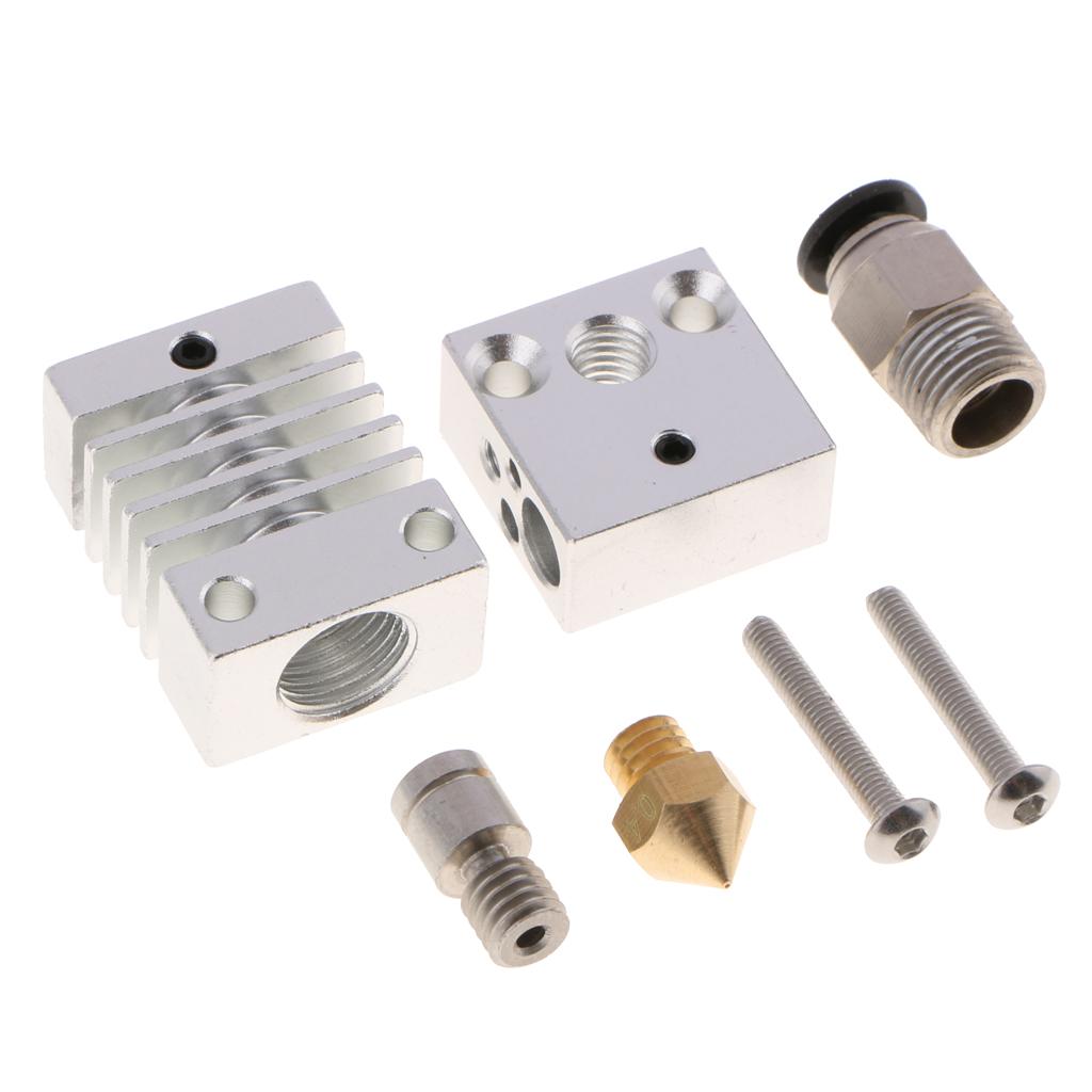 Hot End Extruder Hotend Kit Upgraded Version for CR-10 3D Printer-1.75mm