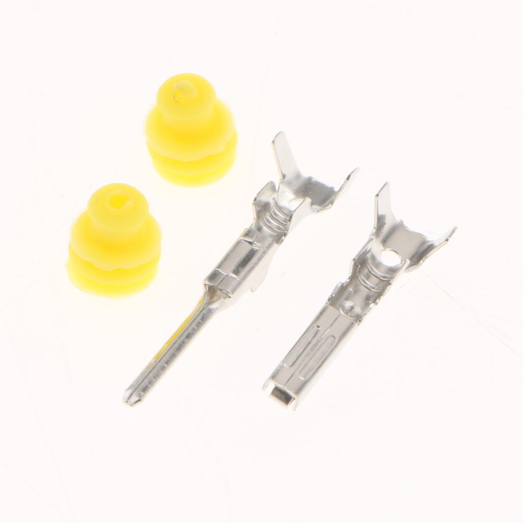 3pcs Car Auto Sealed Waterproof Electrical Wire Connector Plug 3P
