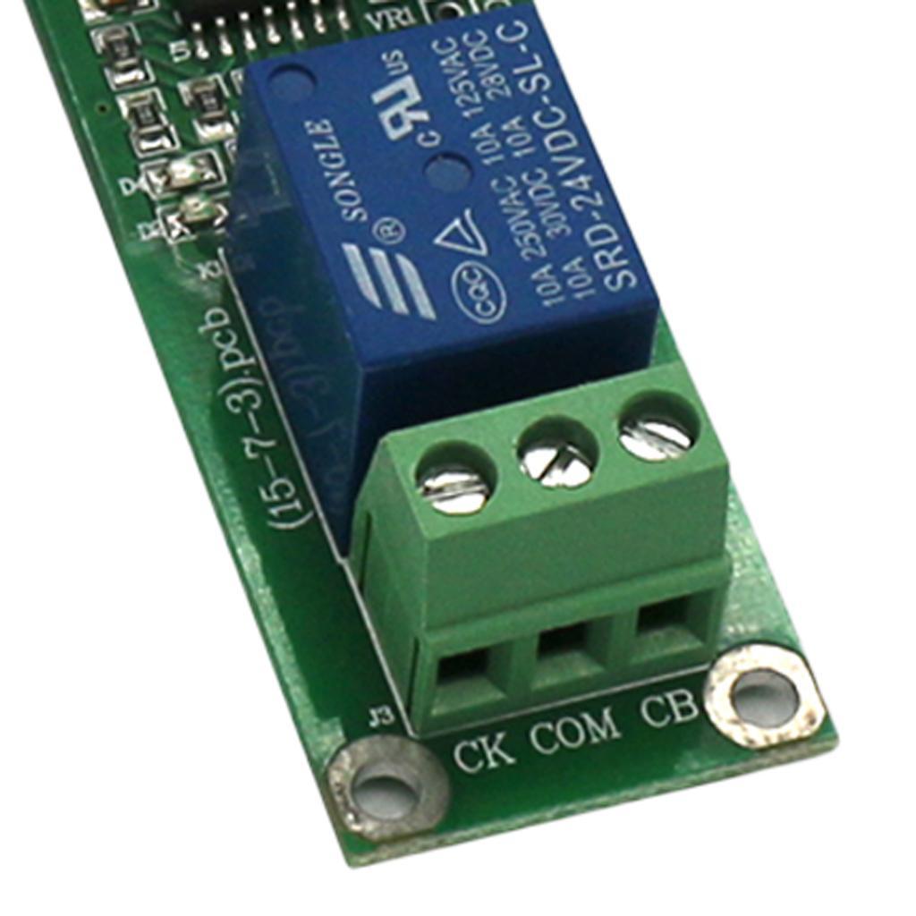 DC Current Shunt with Current Detection Sensor Module Relay Output 30A 24V