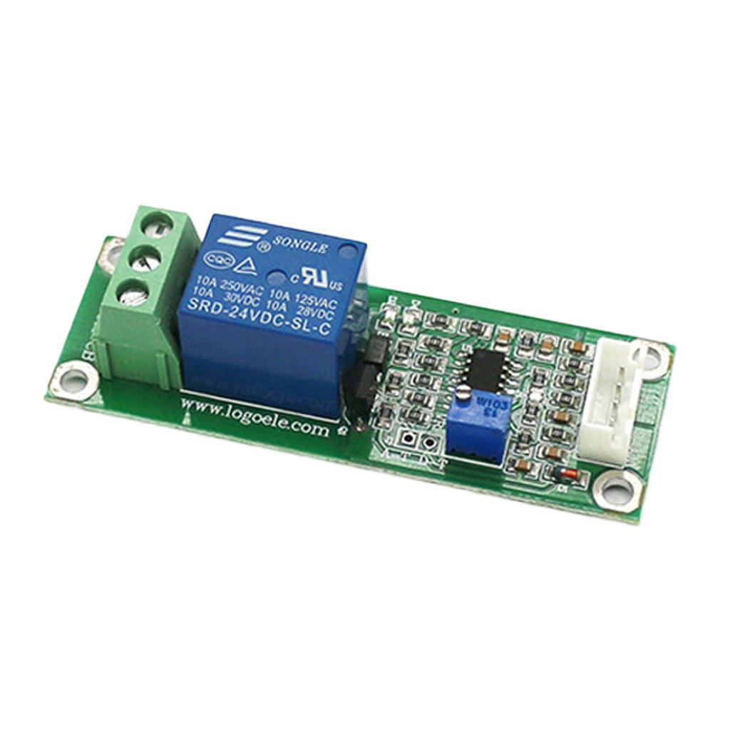 DC Current Shunt with Current Detection Sensor Module Relay Output 30A 24V