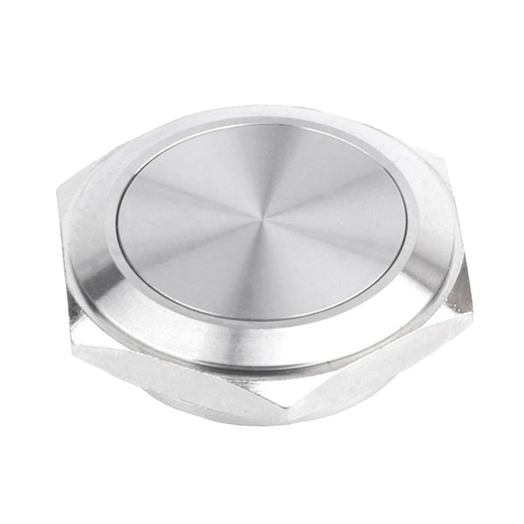 Stainless Steel Push Button Switch,30mm Resetable,Flat Head 1NO