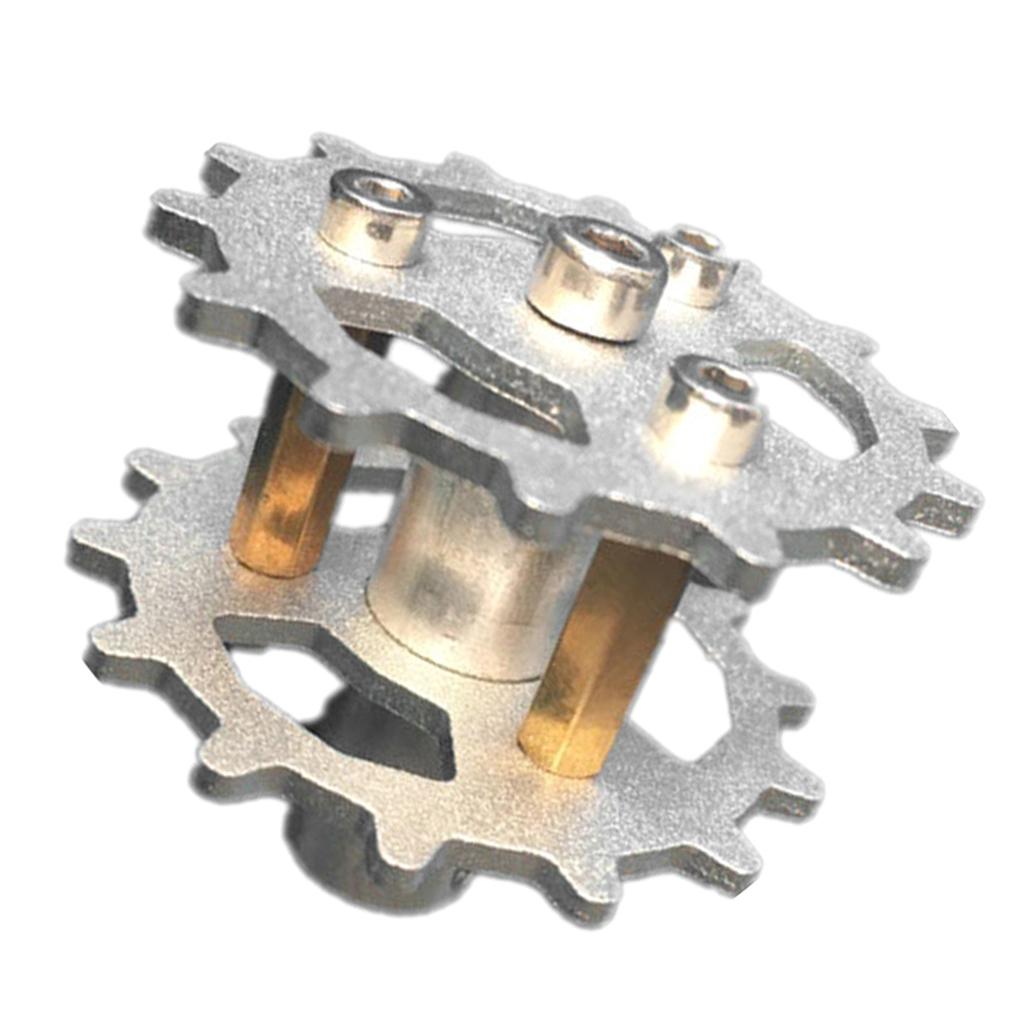 TWS-03 Metal Crawler Driving Wheel with Coupler for Tank Car Chassis Silver