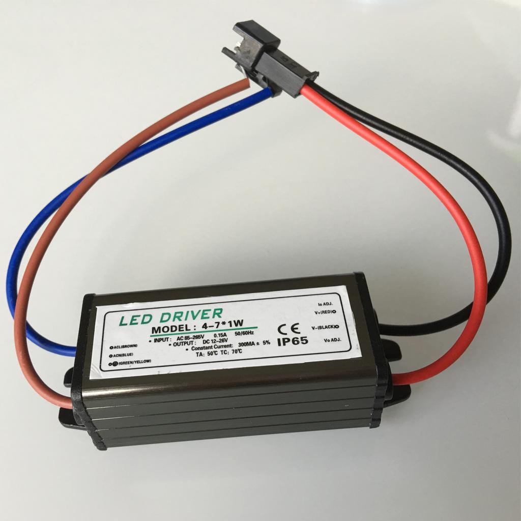 85-265V 4-7W Flood Light Wall Washer Driver Downlight LED Power Supply
