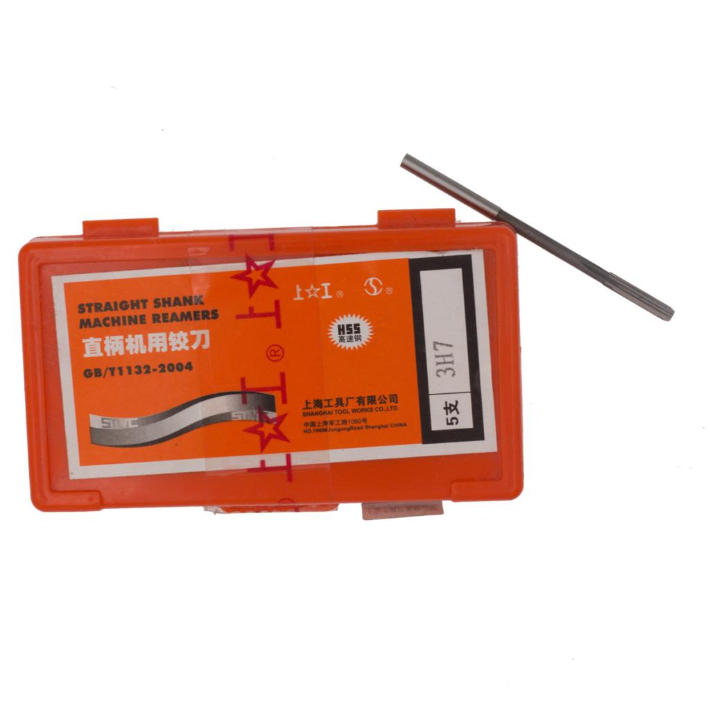 HSS High Speed H7 Straight Shank Machine Chucking Reamer Cutter Tool 5.5mm