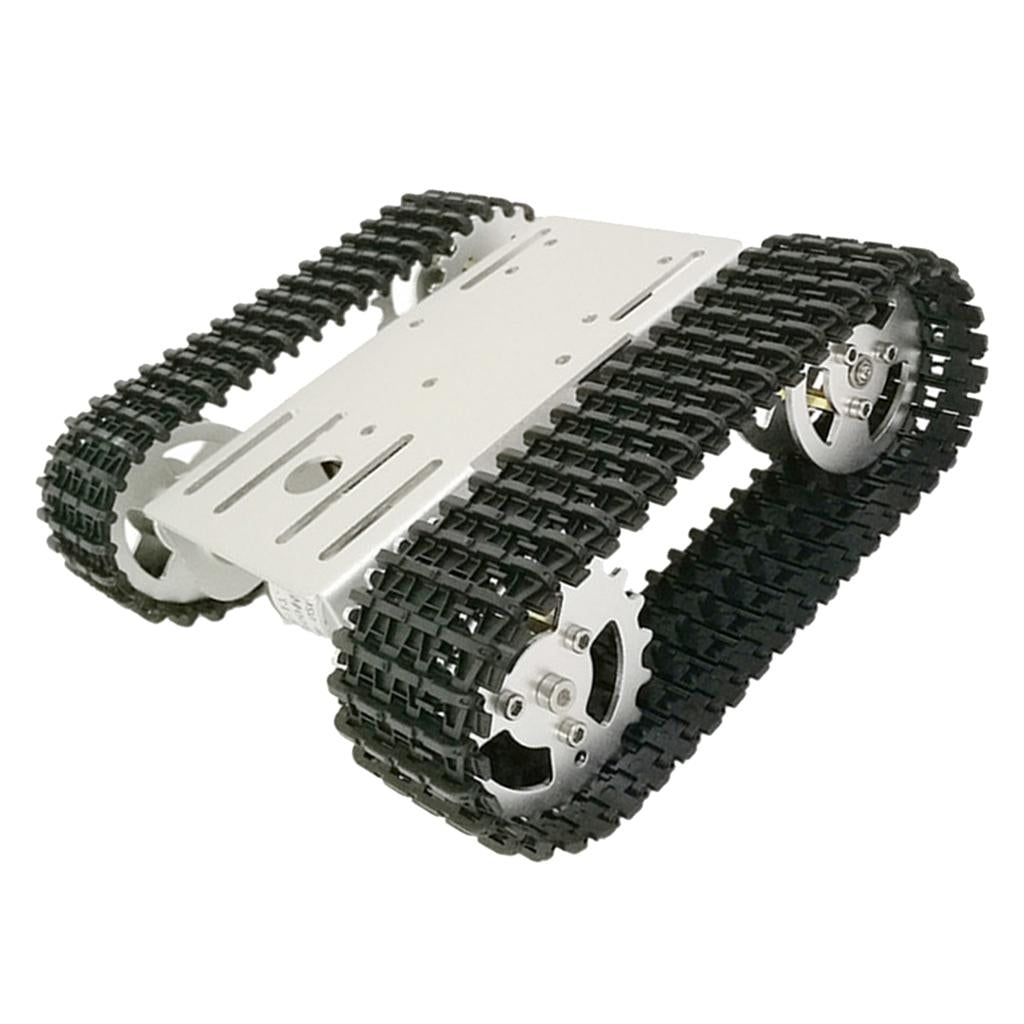 T101 Smart Robot Chassis Tank Followed Car Platform 12V with Code Wheel