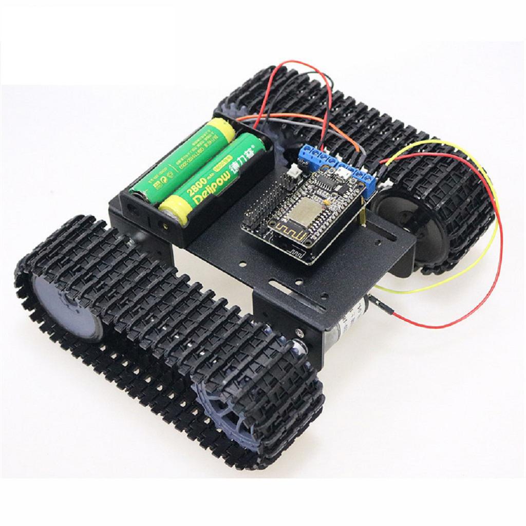 Wifi Remote Control Crawler Tank Chassis Robot Smart Car Nodemcu Conrol Kit