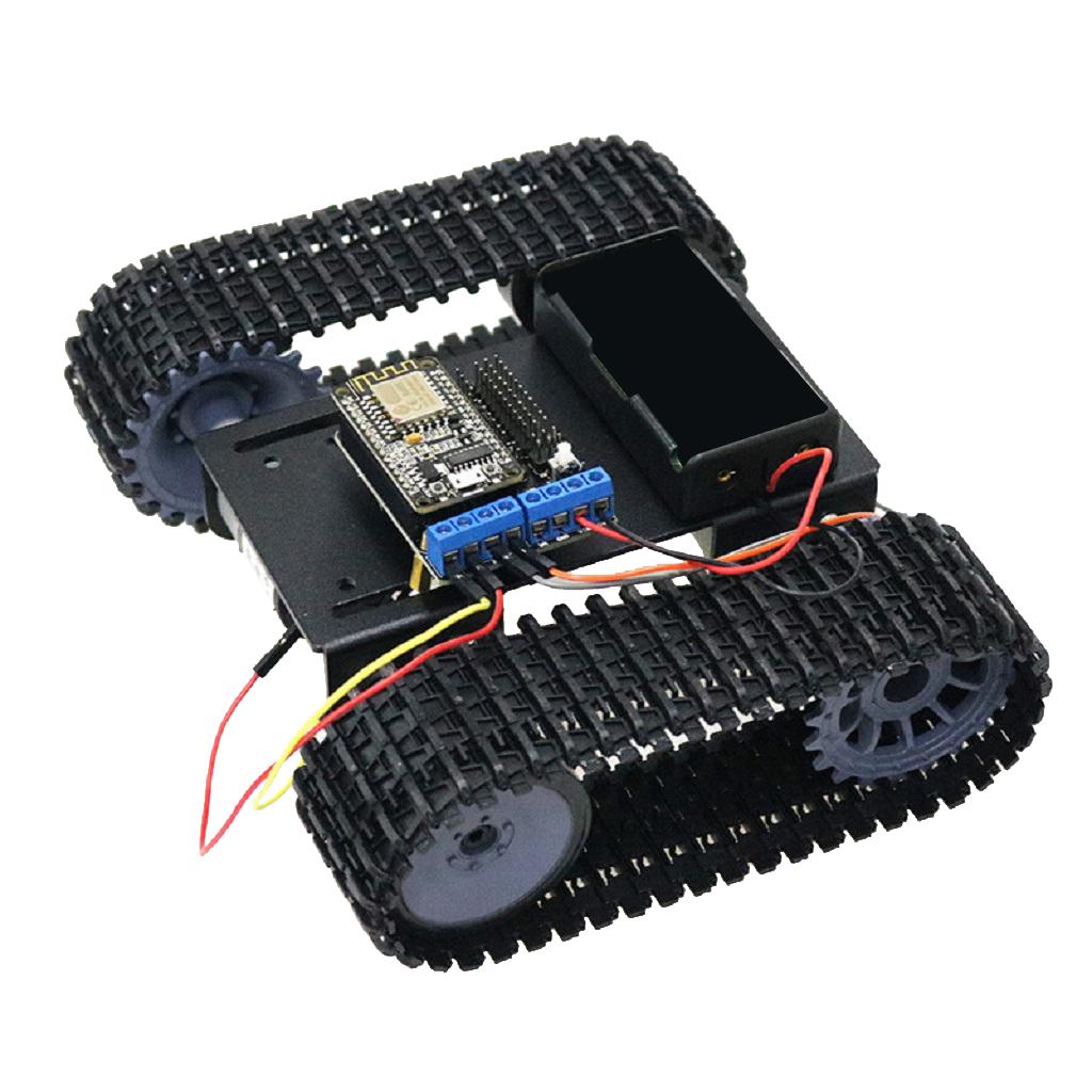Wifi Remote Control Crawler Tank Chassis Robot Smart Car Nodemcu Conrol Kit