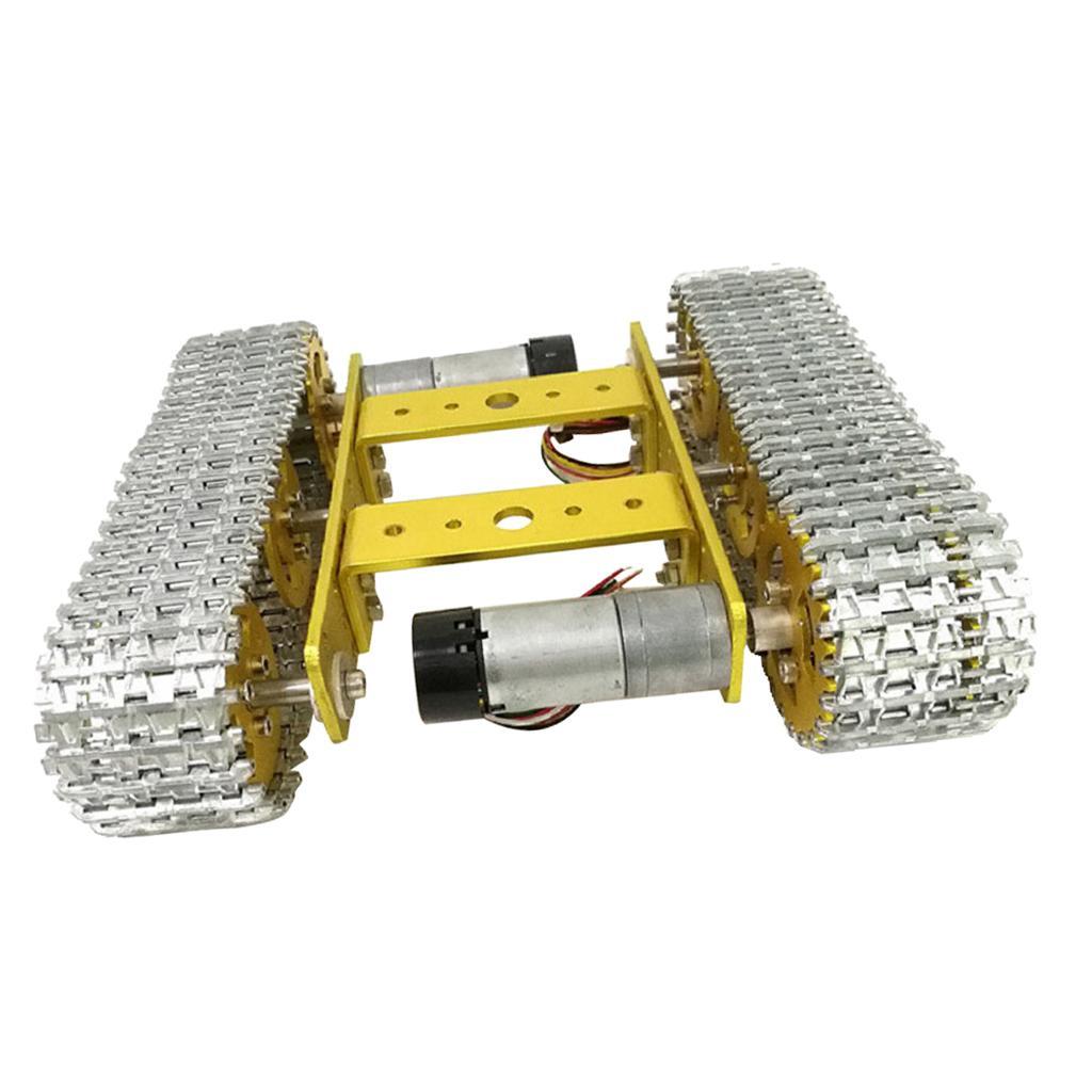 Metal Tracked Robot Smart Car Platform Chassis 12V for Robot Project