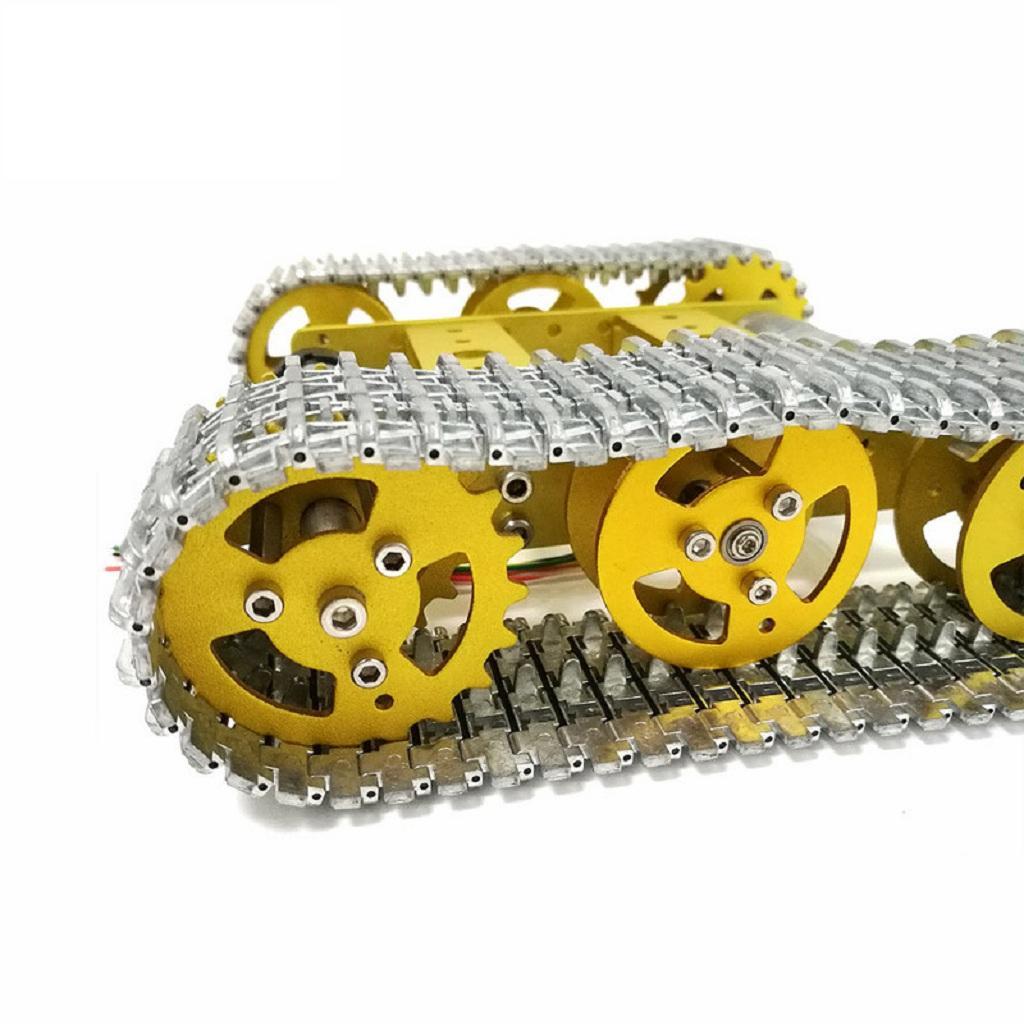 Metal Tracked Robot Smart Car Platform Chassis 12V for Robot Project