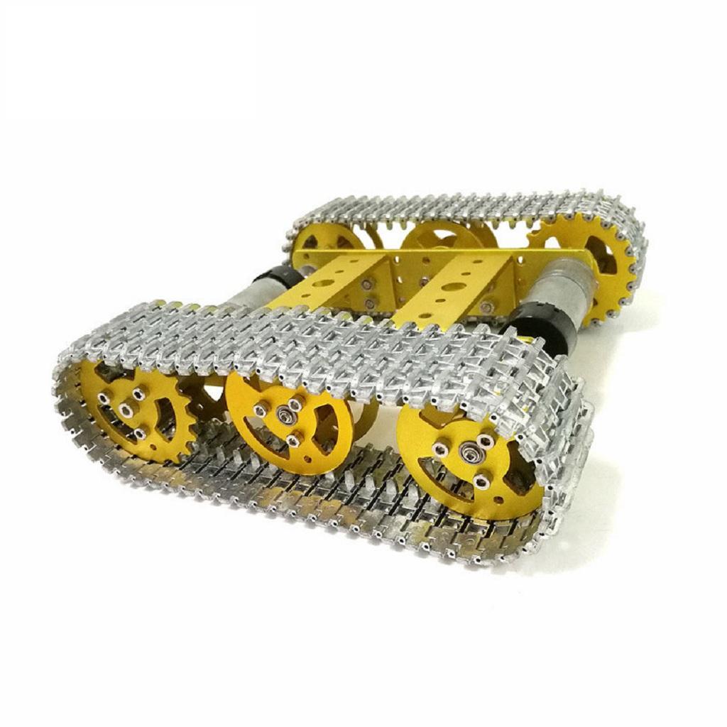 Metal Tracked Robot Smart Car Platform Chassis 12V for Robot Project