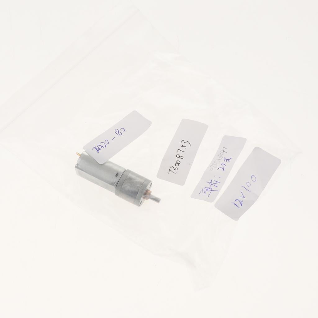 DC 6-24V High Torque Worm Geared Gear Speed Reduction DC Motor