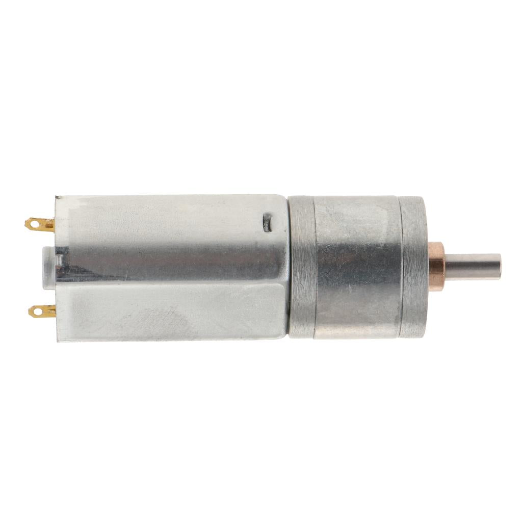 DC 6-24V High Torque Worm Geared Gear Speed Reduction DC Motor