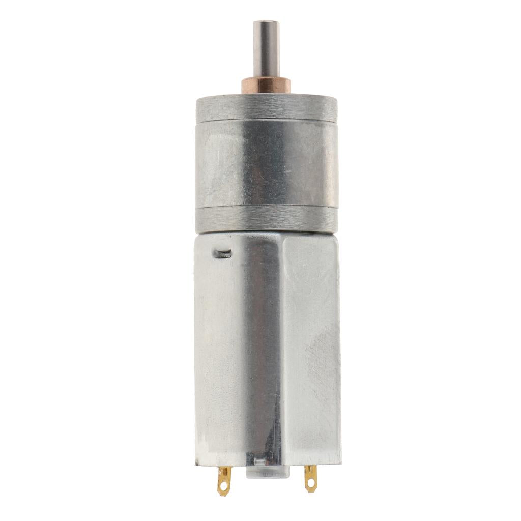 DC 6-24V High Torque Worm Geared Gear Speed Reduction DC Motor