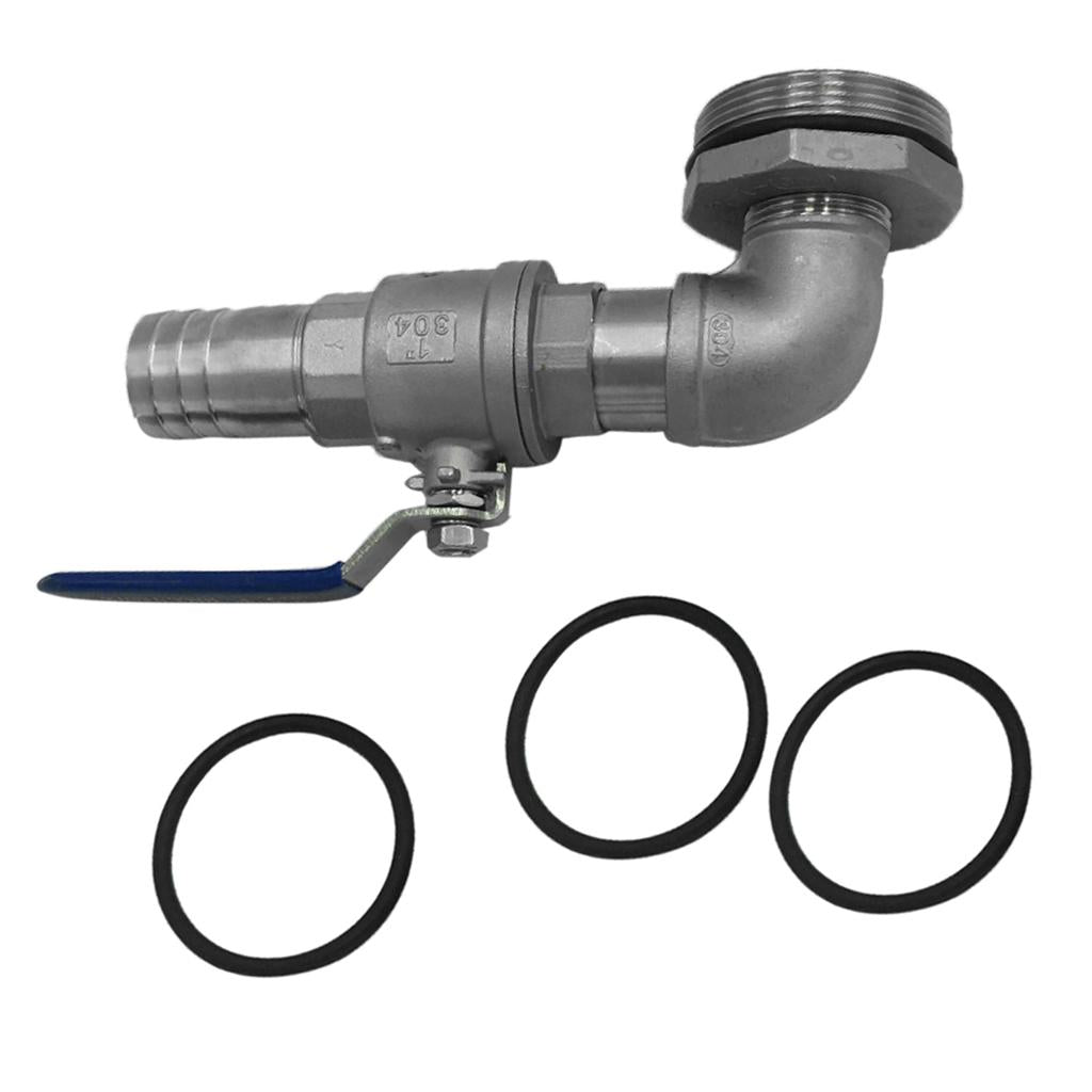 Drum Barrel Spigot Faucet Taps 90 Degree DN50 (2inch) Connection 32mm