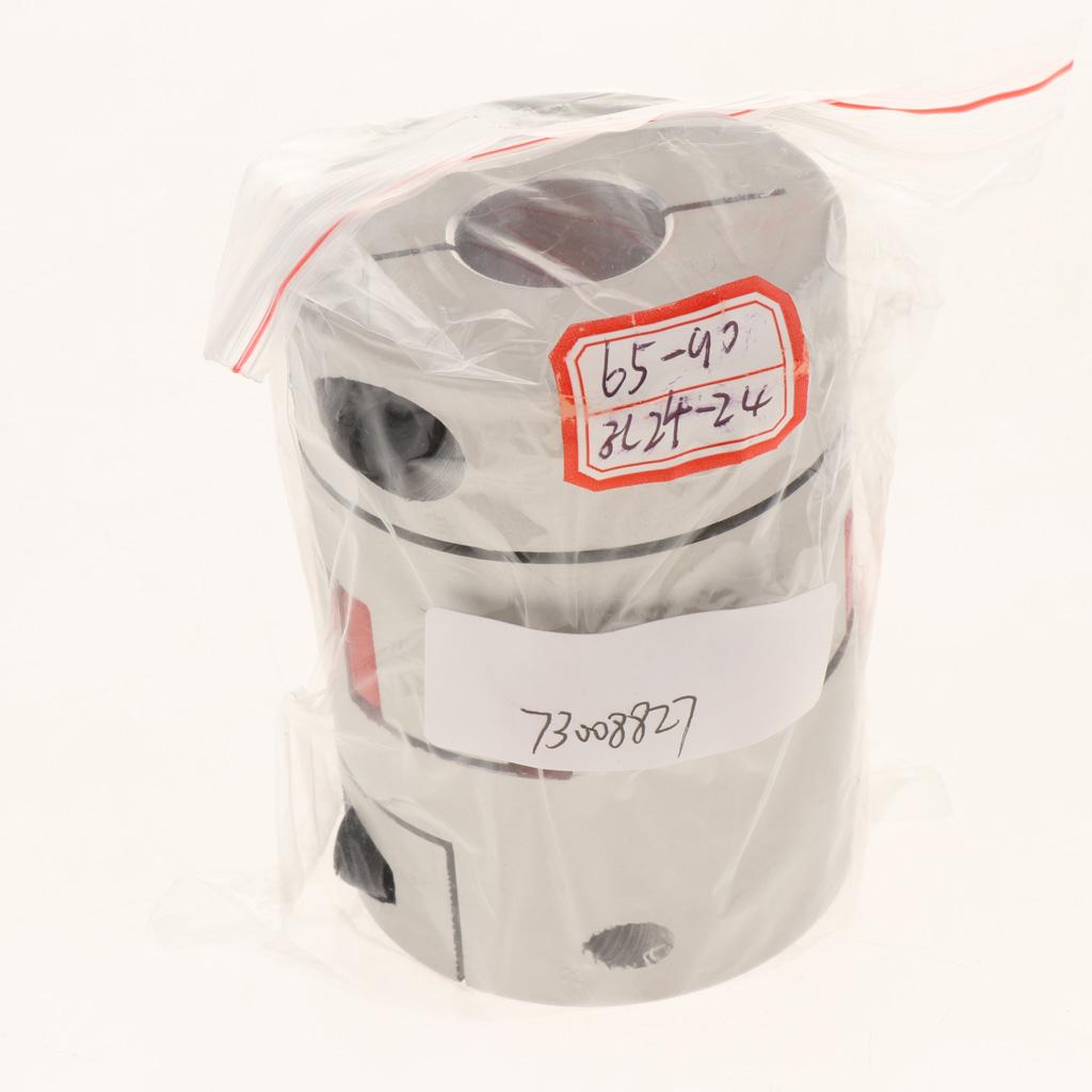 CNC Flexible Jaw Spider Plum Coupling Shaft Coupler D 64mm L90mm