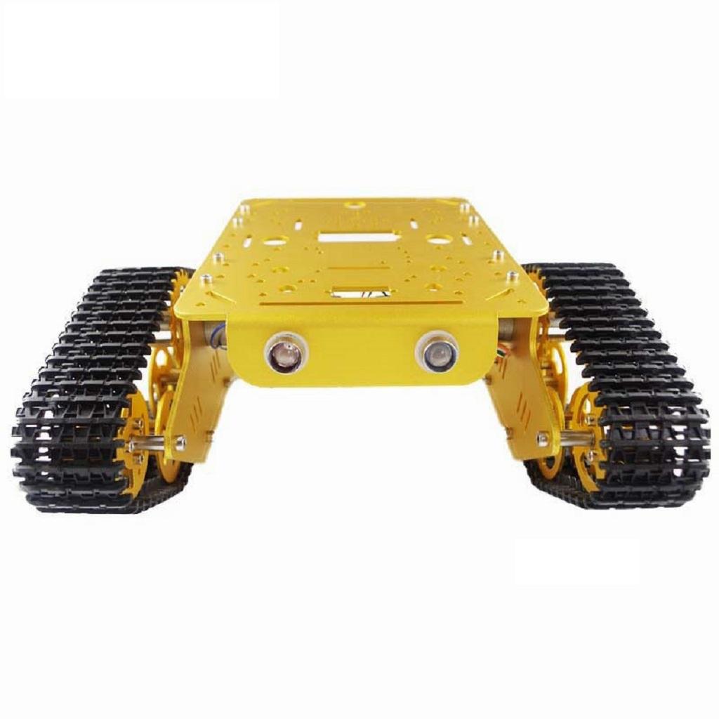 T300 Crawler Robot Chassis Tank Car DIY Kits Plastic Track 9V Code Disc Motor