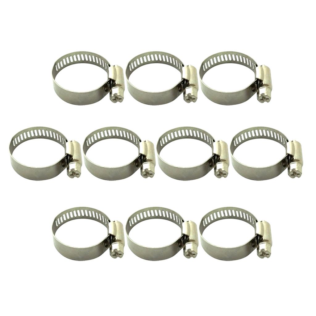 10pc Tube Clamp Homebrew Fit Tube O.D Handle Clamp Stainless Steel Hose 22-32mm