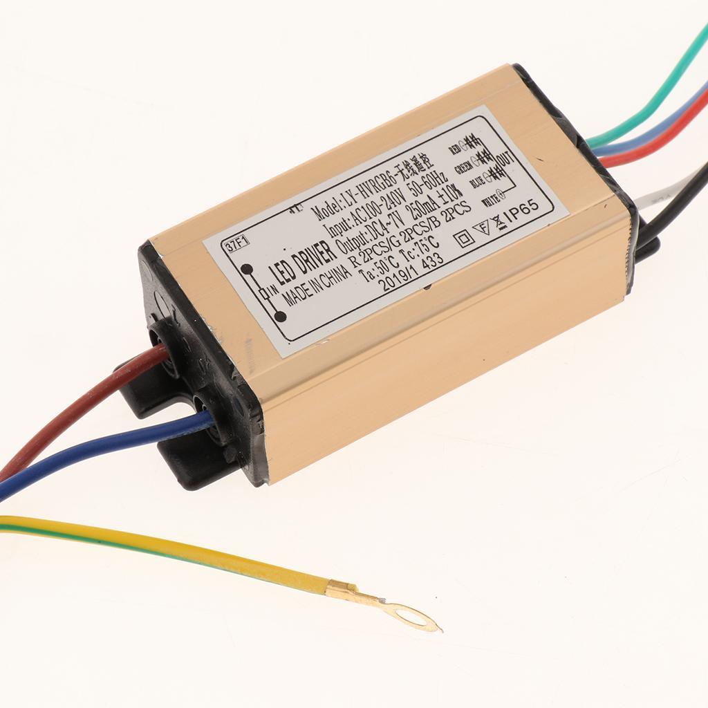1 Piece 12 key wireless 6W 300MA RGB LED Driver + RGB Remote Controller