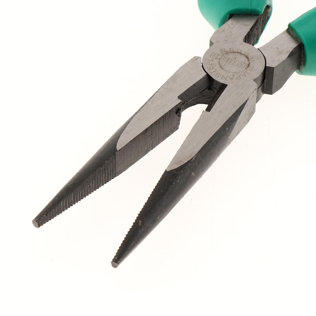 Electrical Wire Cable Cutter Pliers Insulated Long Nose Pliers W508N 8 inch 200mm