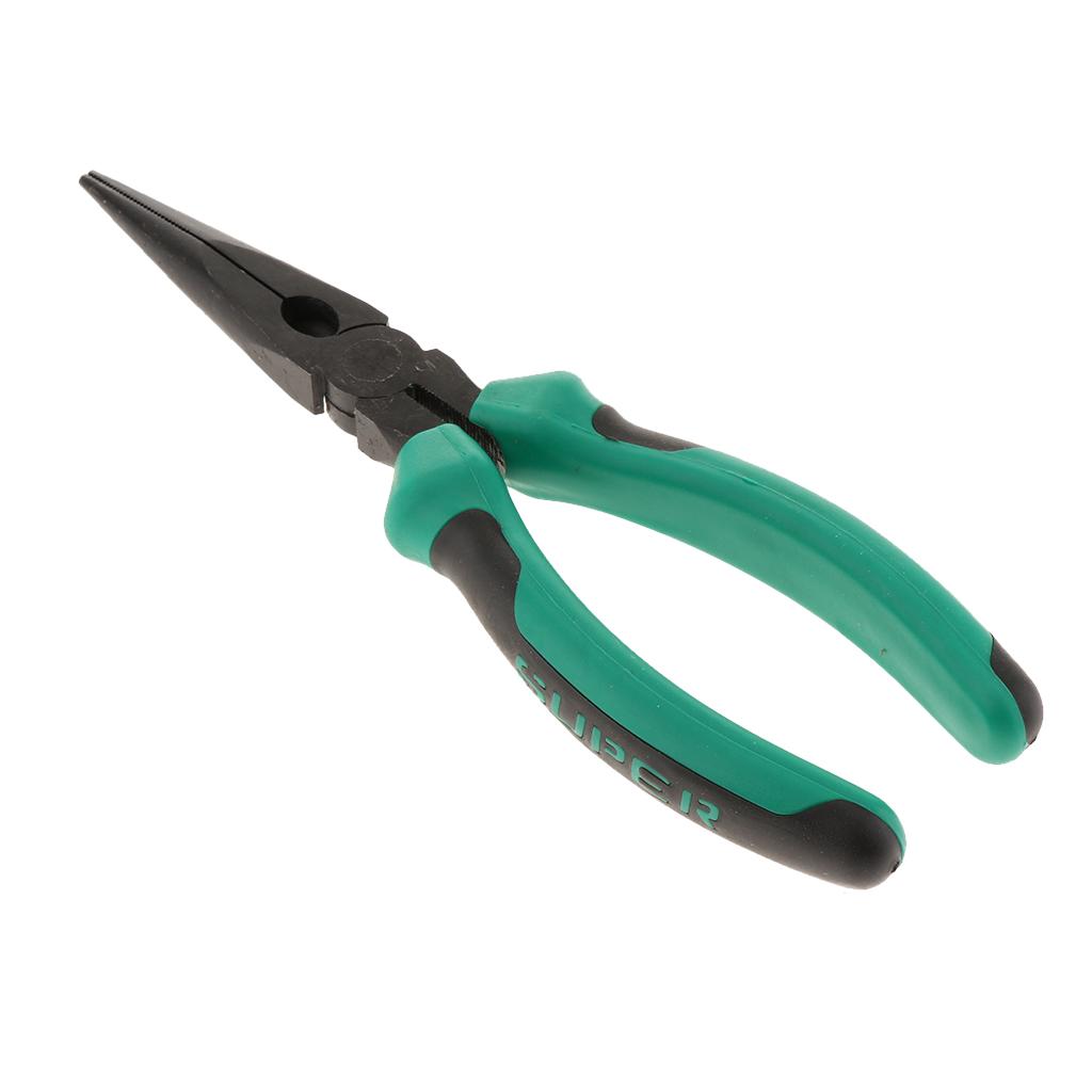 Electrical Wire Cable Cutter Pliers Insulated Long Nose Pliers W508N 8 inch 200mm