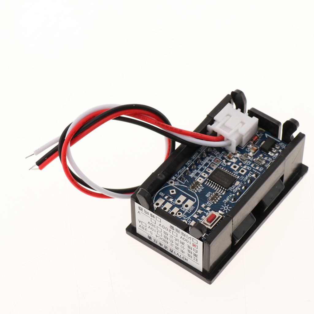 DC 0-100V Three-wire LED Panel Digital Voltage Volt Meter Display Voltmeter