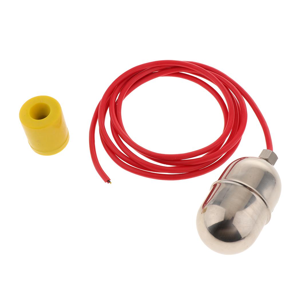FYKG Tank Pool Level Liquid Sensor Water Float Switch Stainless Steel 3M