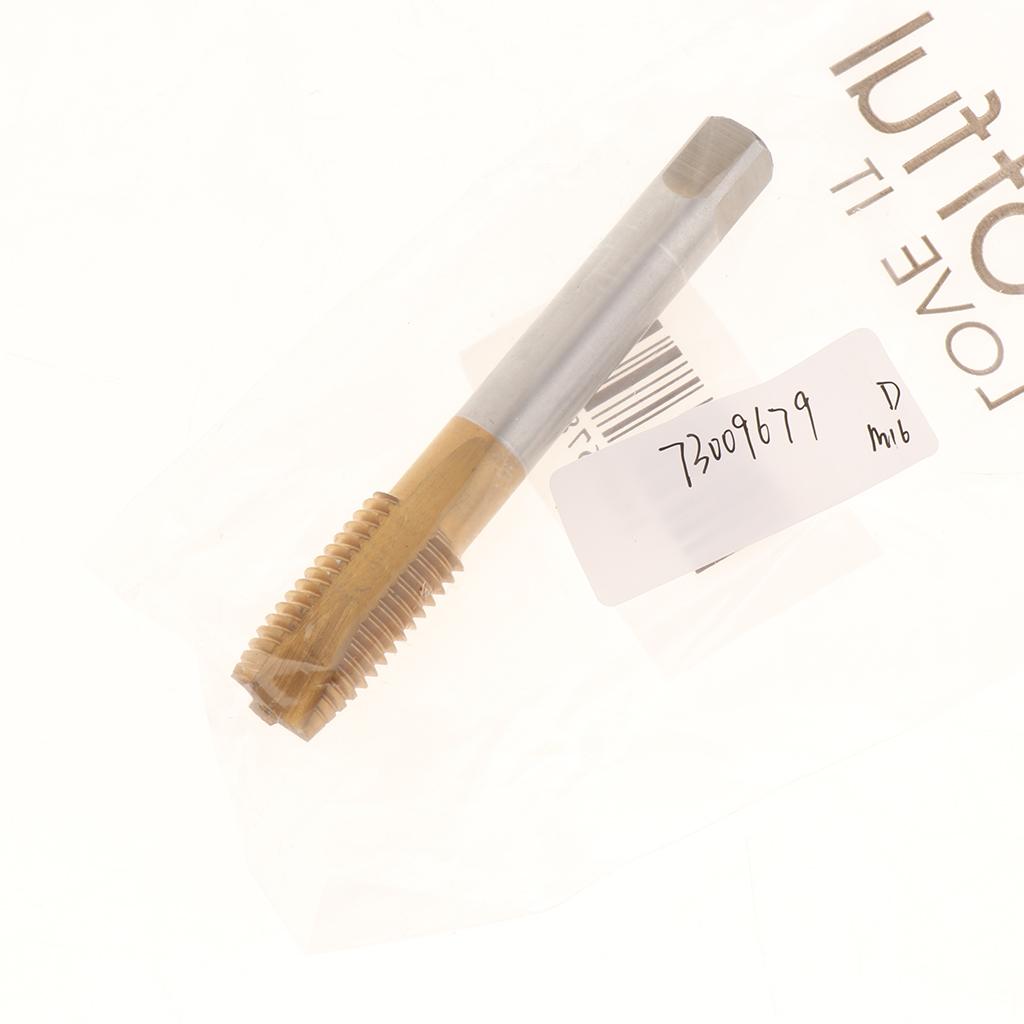 5Pcs HSS Metric Taper Plug Tap Right Left Reversible Hand Thread Drill Bits M16Thread