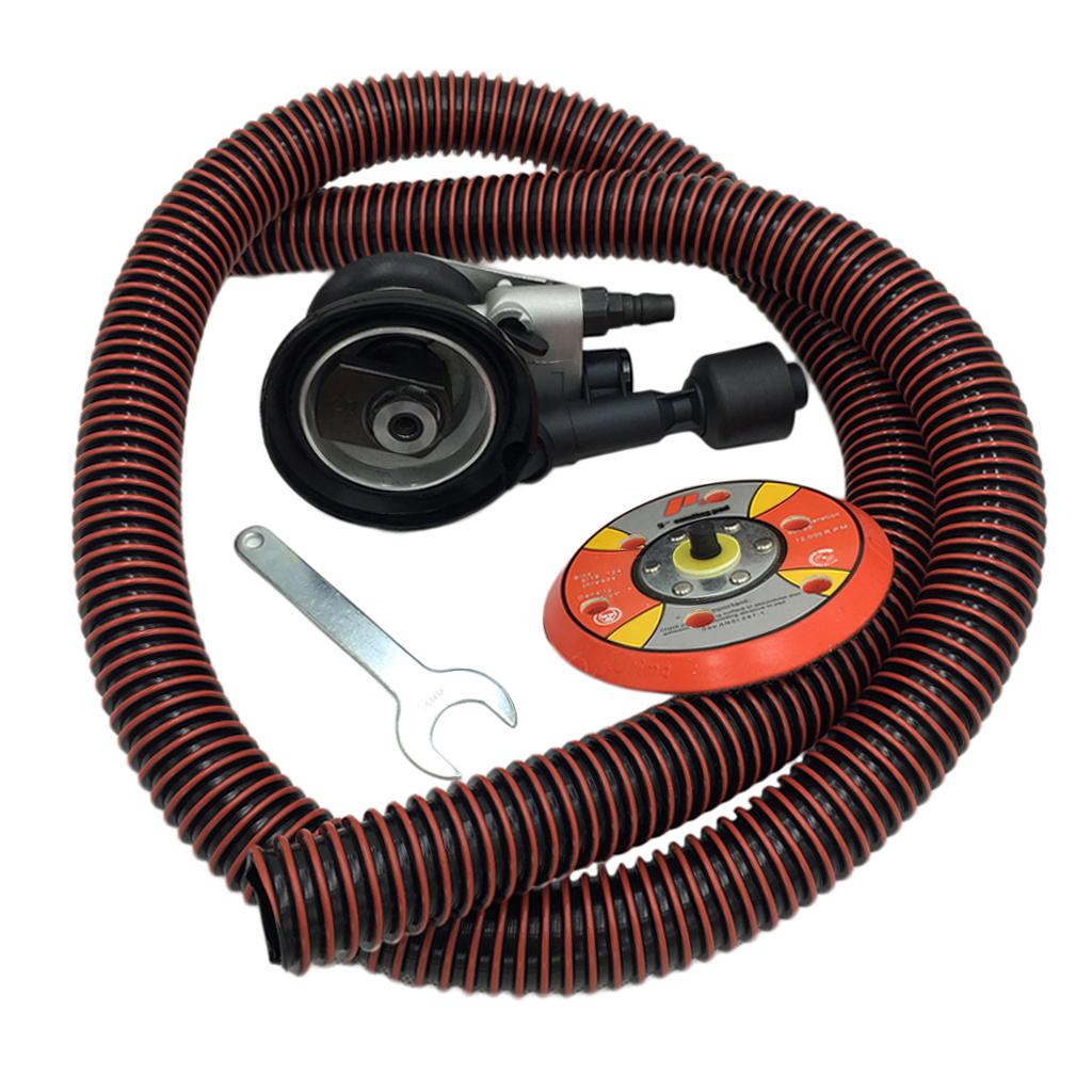 Air Random Orbital Palm Sander with Pad Dual Action Pneumatic 5-inch 6-hole Standard