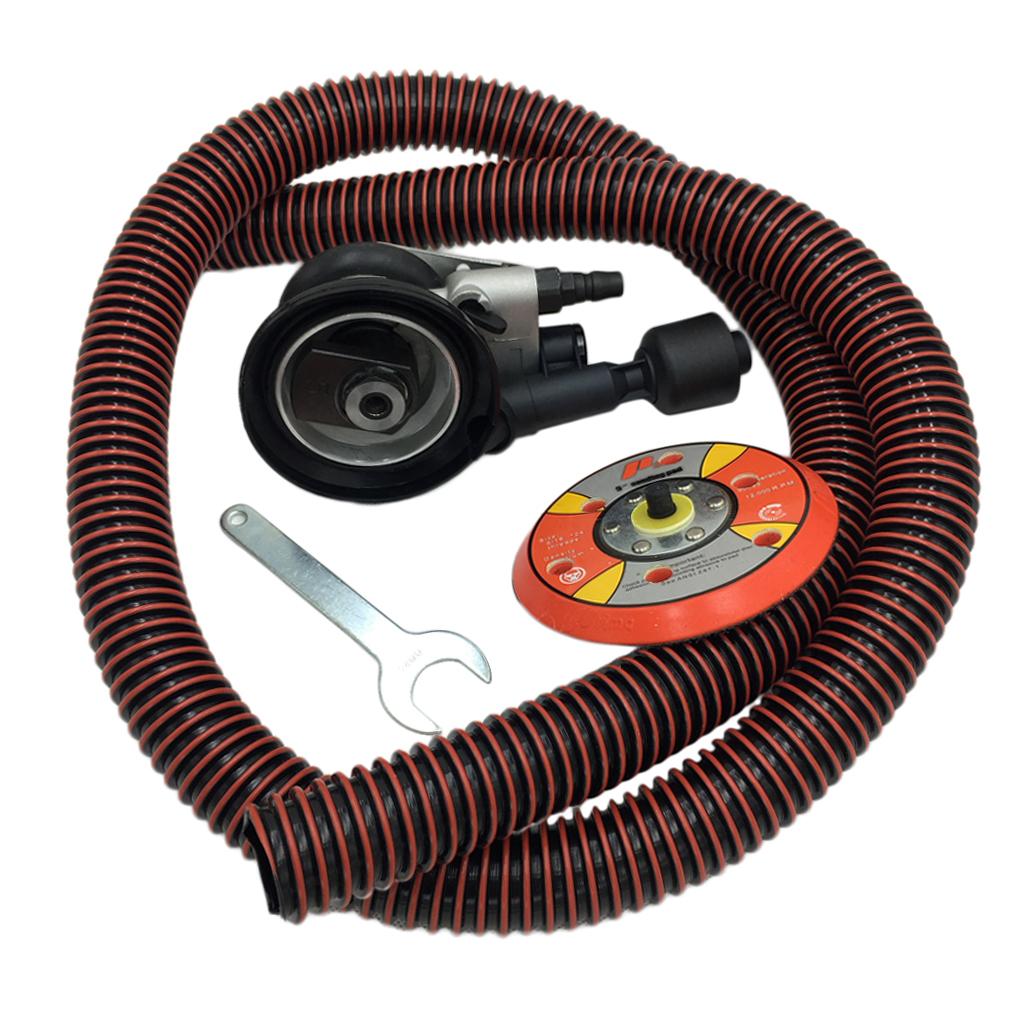 Air Random Orbital Palm Sander with Pad Dual Action Pneumatic 5-inch 6-hole Standard