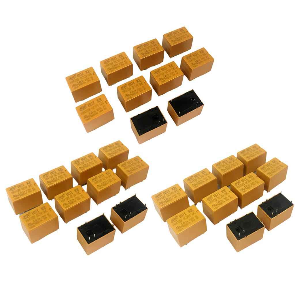 Mini Power Relay Relay HK4100F-DC12V-SHG 6 Pin 5V 12V 24V Songle Relay DC5V