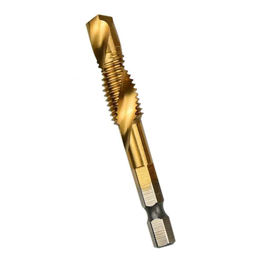 Hand Tap Drill Bits M3 M4 M5 M6 M8 M10 Metalworking Tools M10x1.5mm Gold