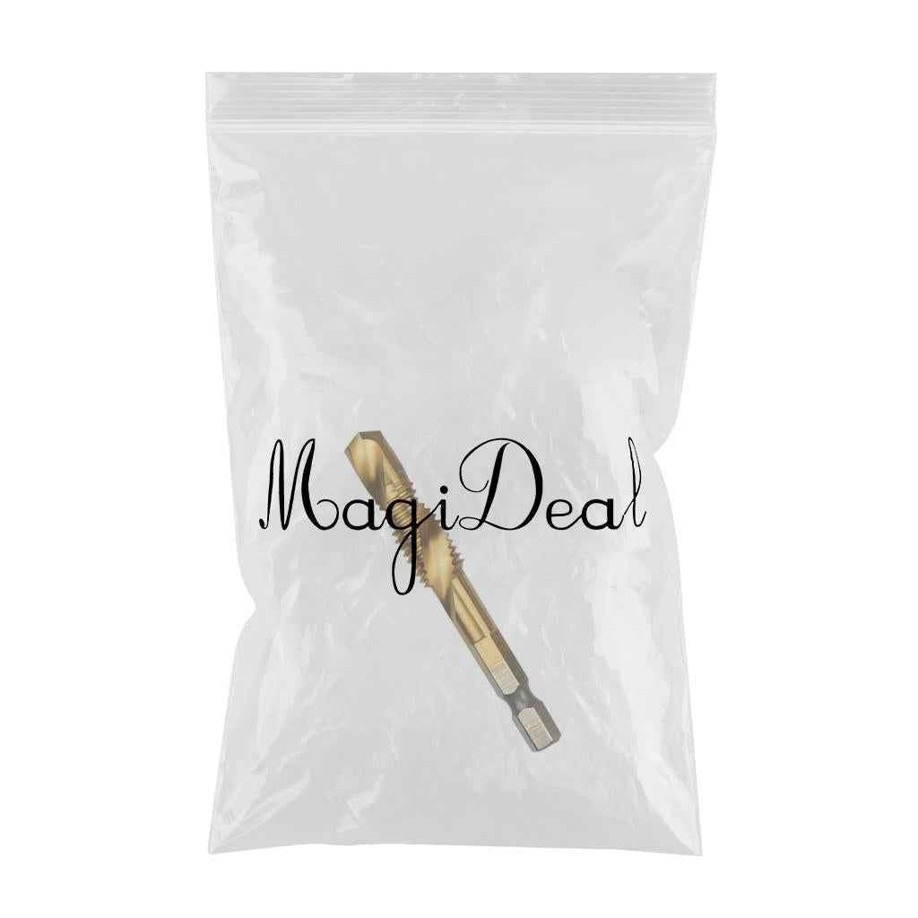 Hand Tap Drill Bits M3 M4 M5 M6 M8 M10 Metalworking Tools M10x1.5mm Gold