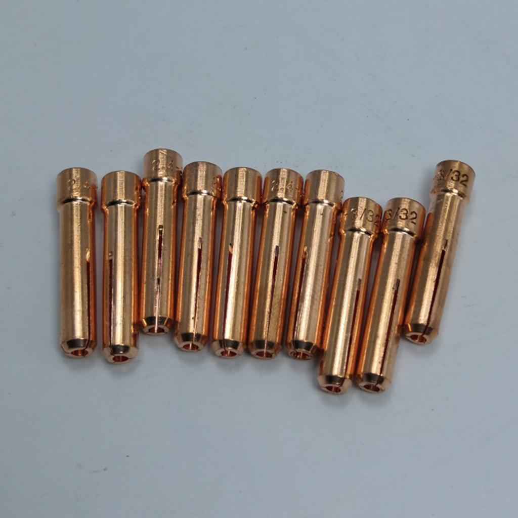 10pcs TIG Collet Tips For WP9 18 26 TIG Welding Torch Series 2.4mm