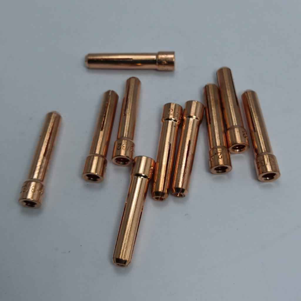 10pcs TIG Collet Tips For WP9 18 26 TIG Welding Torch Series 2.4mm