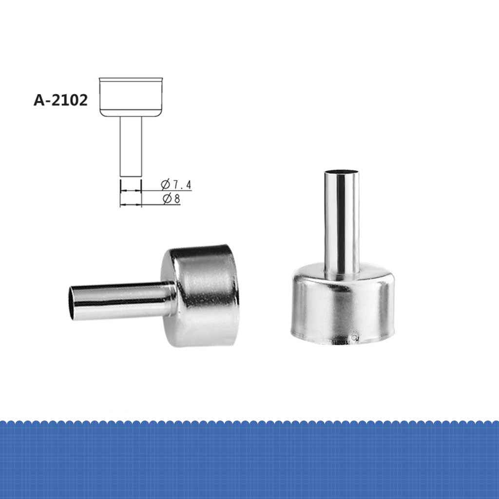 Iron Circular Outlet Nozzle for AT 8586/858D+ Air Gun Soldering Stat 8mm