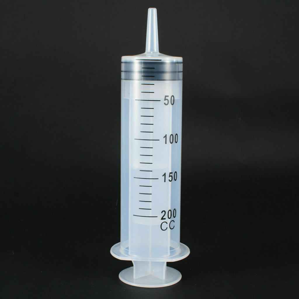 200ml Large Volume Plastic Syringe with Measurement for Multi Use
