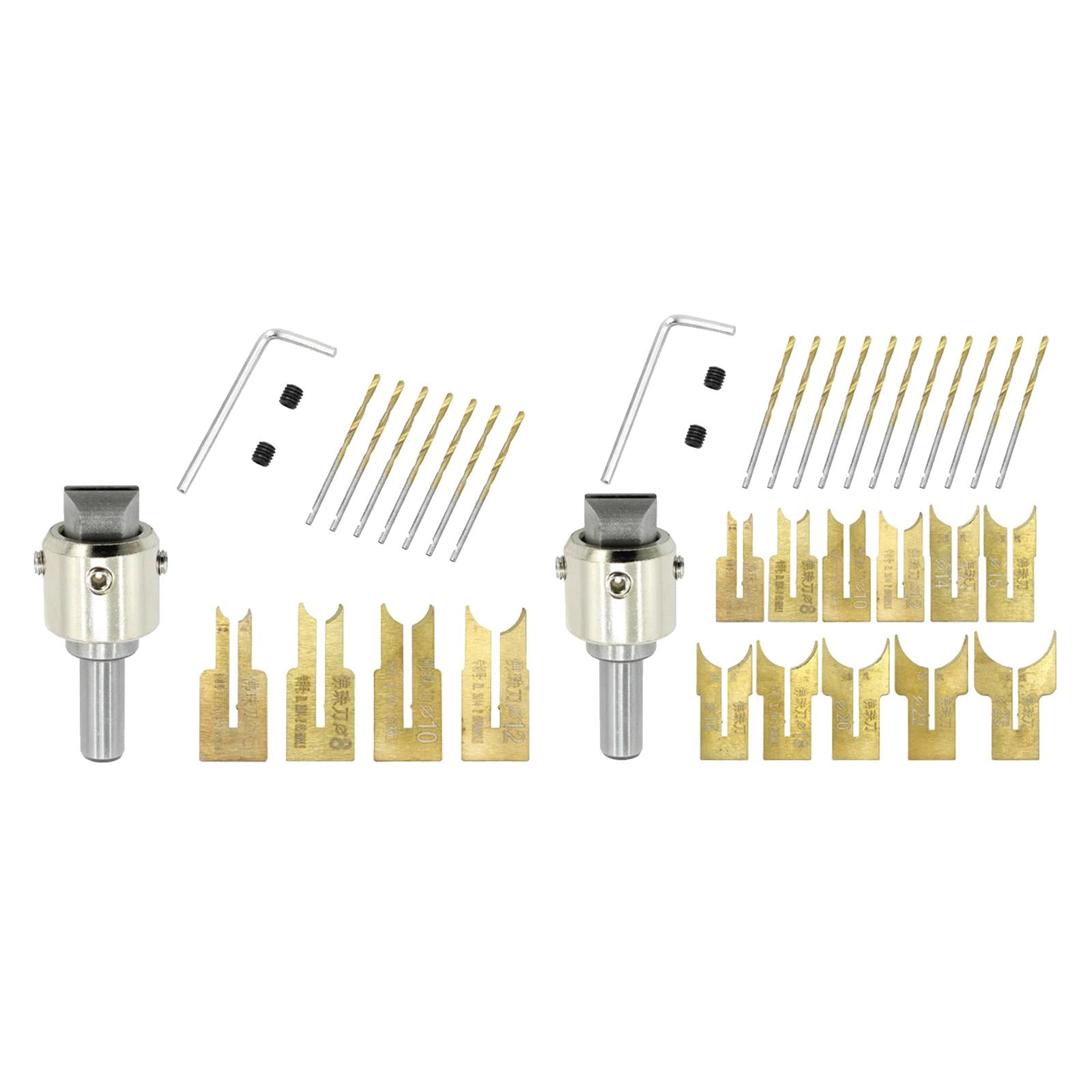 Wood Beads Maker Buddha Beads Drill Bit Milling Cutter Set 6-12 Set