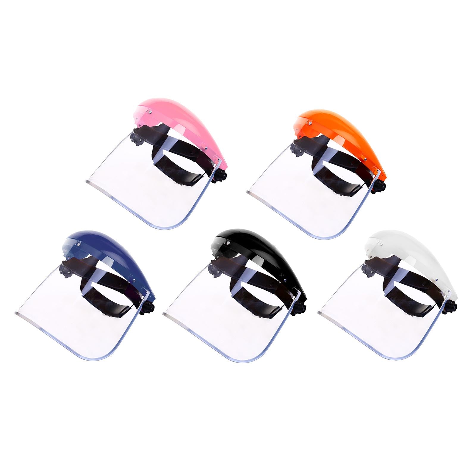 Anti Fog Face Shield Clear Work Guard Welding Headgear for Men and Women black