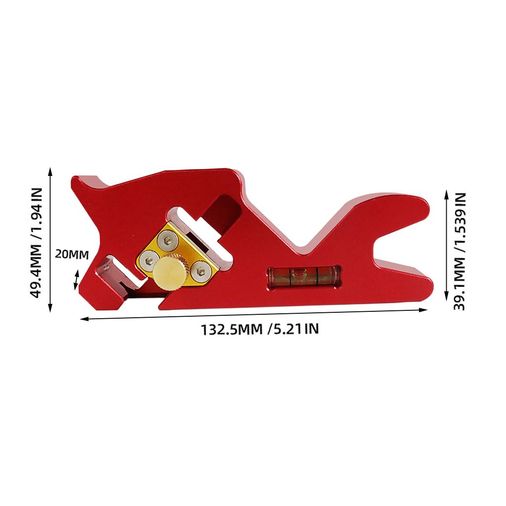 Chamfer Plane 45 Degree Block Planer Trimming Woodcraft for Woodworkers Red Package B