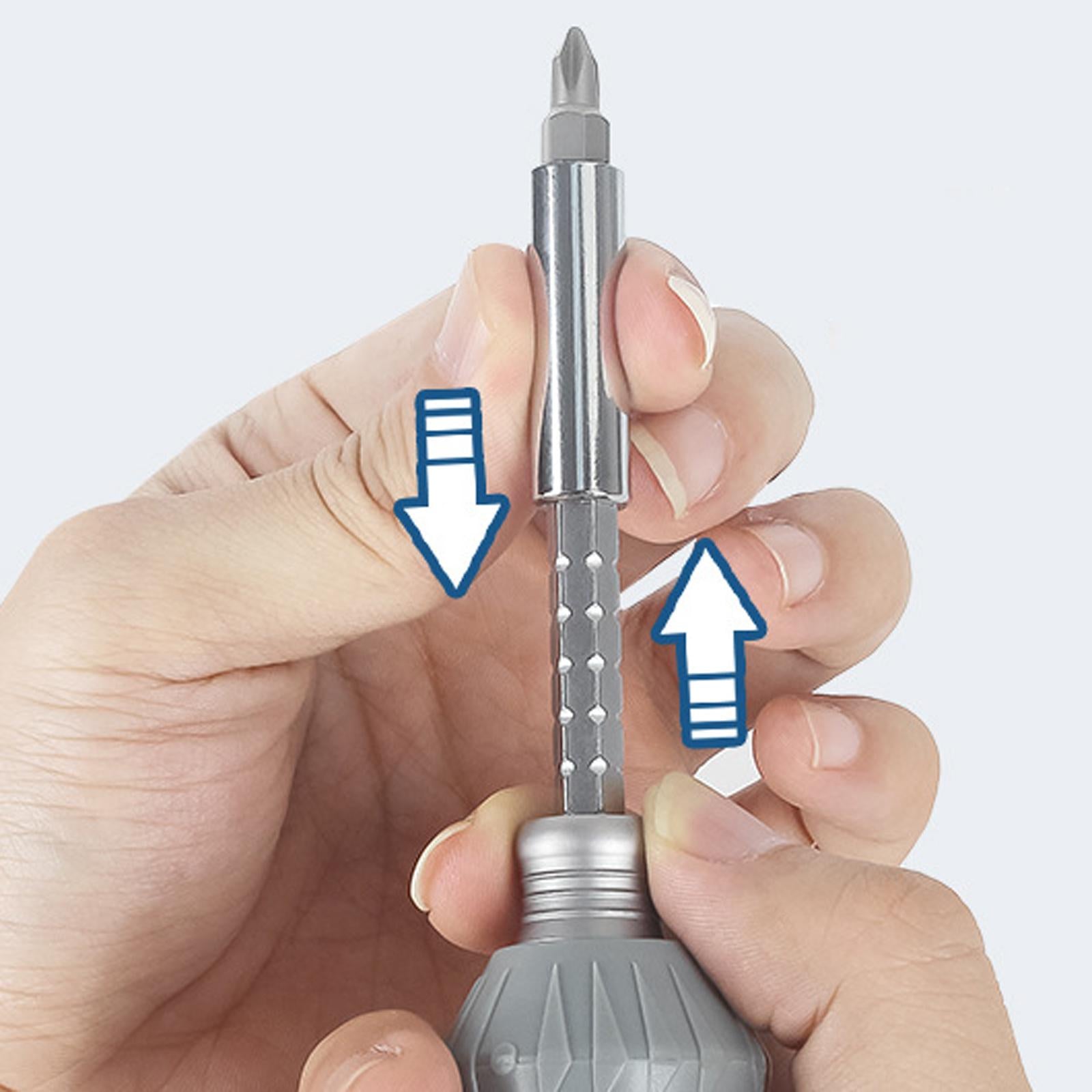 Compact Radish Head Ratchet Screwdriver Electrician Tool Labor Saving