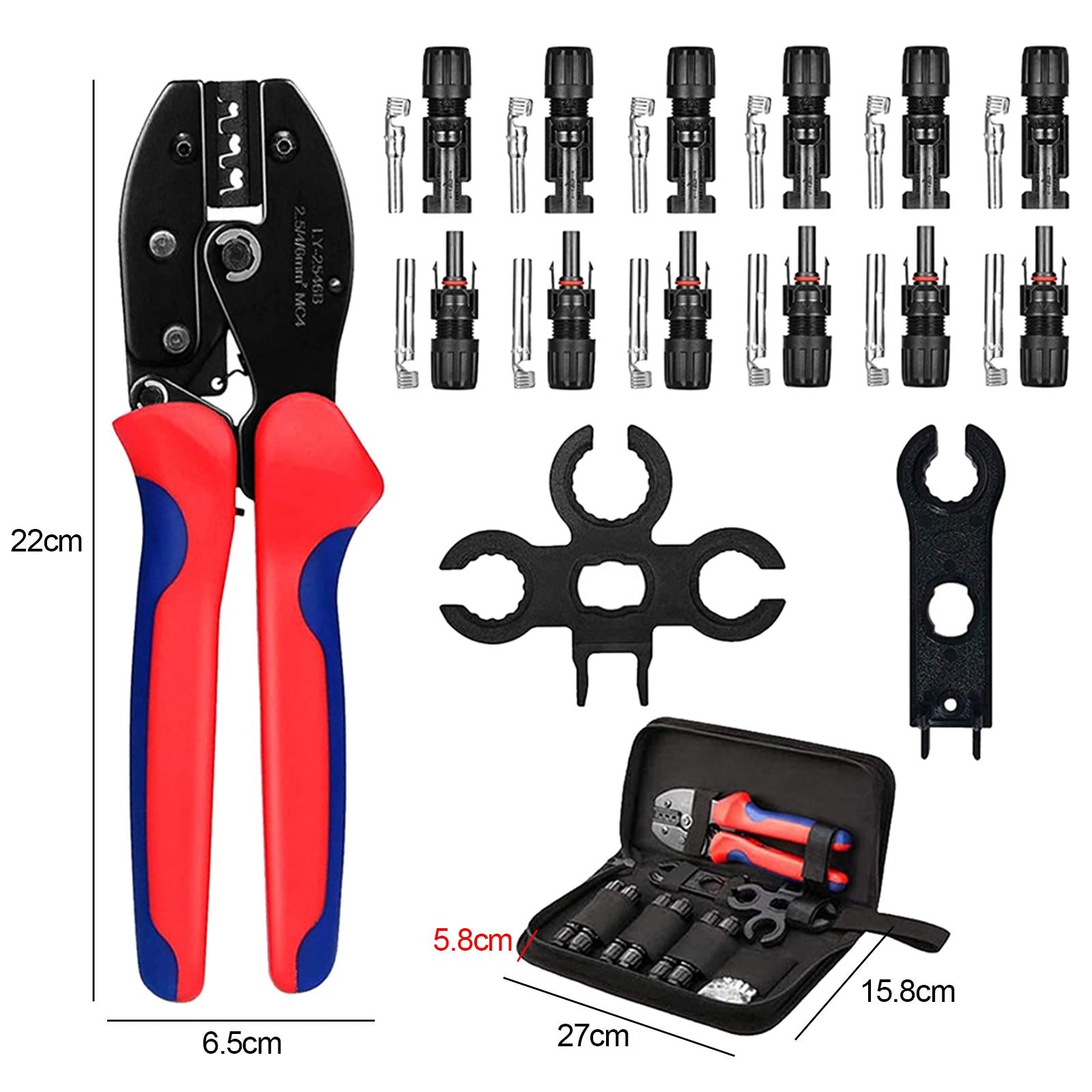 Crimping Pliers Wire Cutters Ratcheting Wire Crimper Tool 1Set A