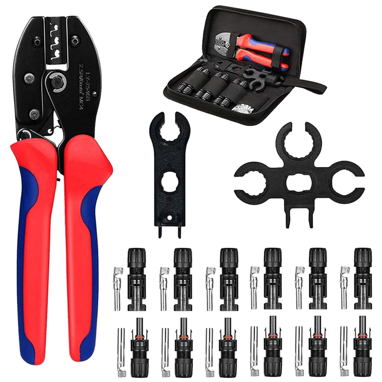 Crimping Pliers Wire Cutters Ratcheting Wire Crimper Tool 1Set A