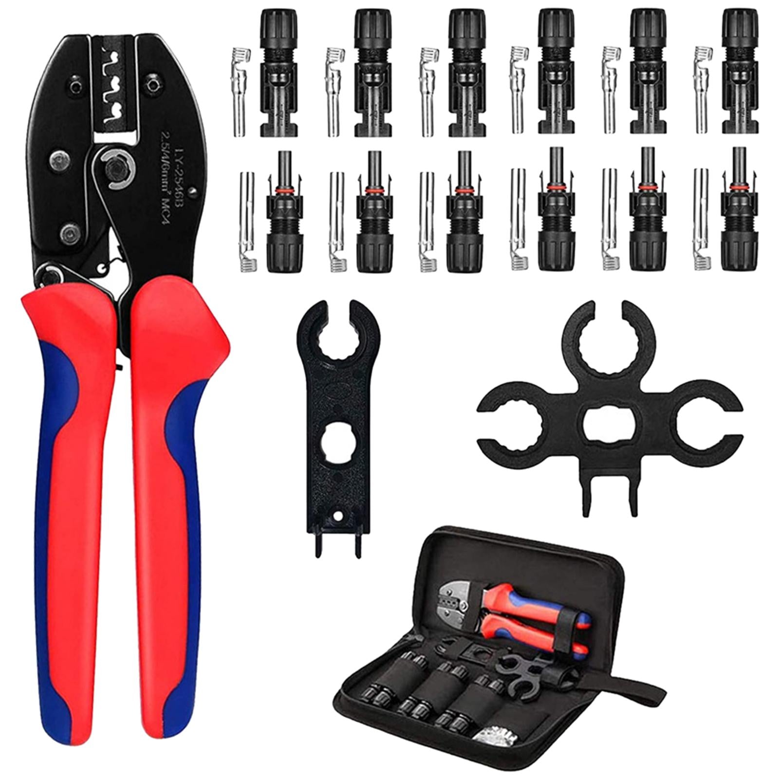 Crimping Pliers Wire Cutters Ratcheting Wire Crimper Tool 1Set A