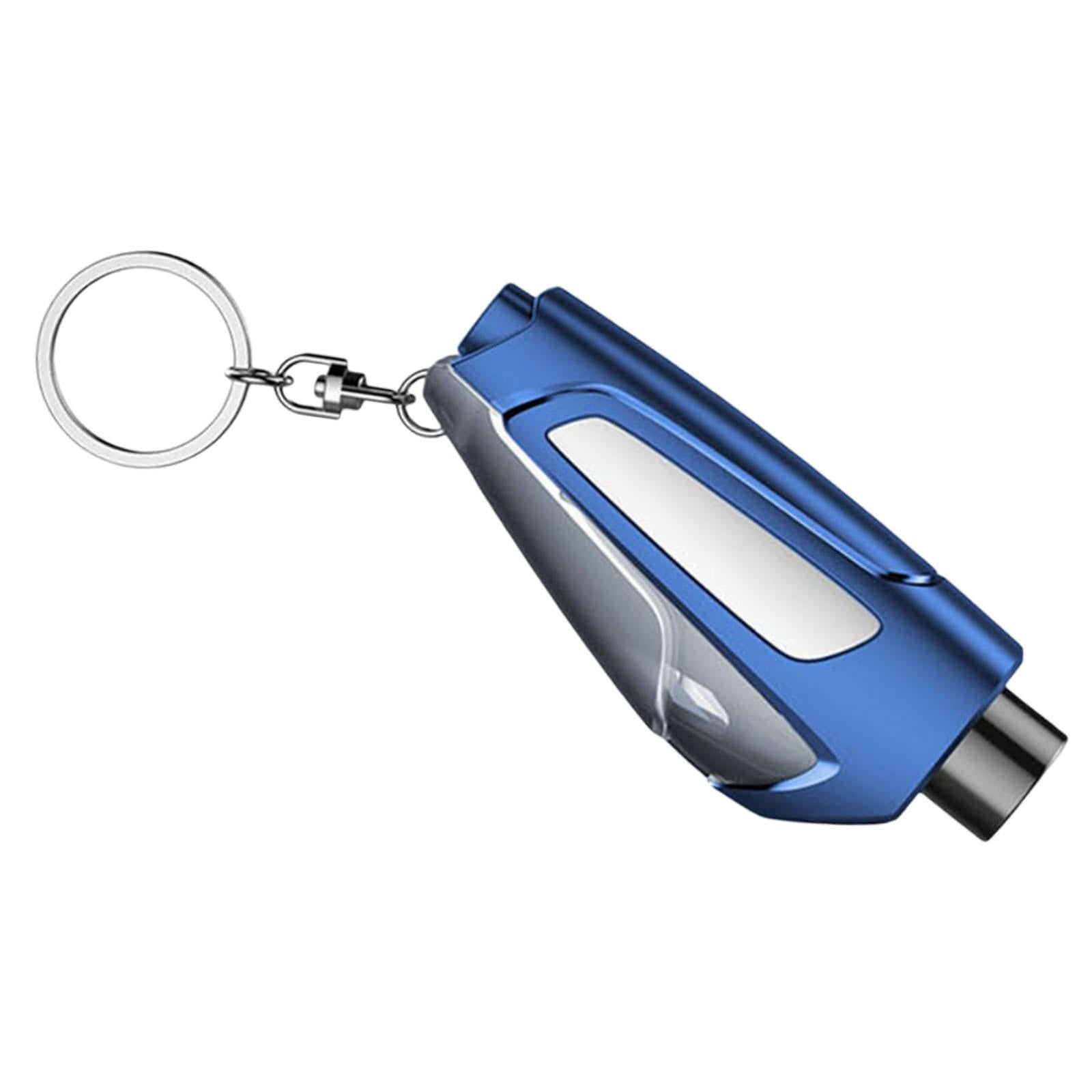Pocket Window Breaker Seatbelt Cutter Car Safety Hammer Seat Belt Cutter blue