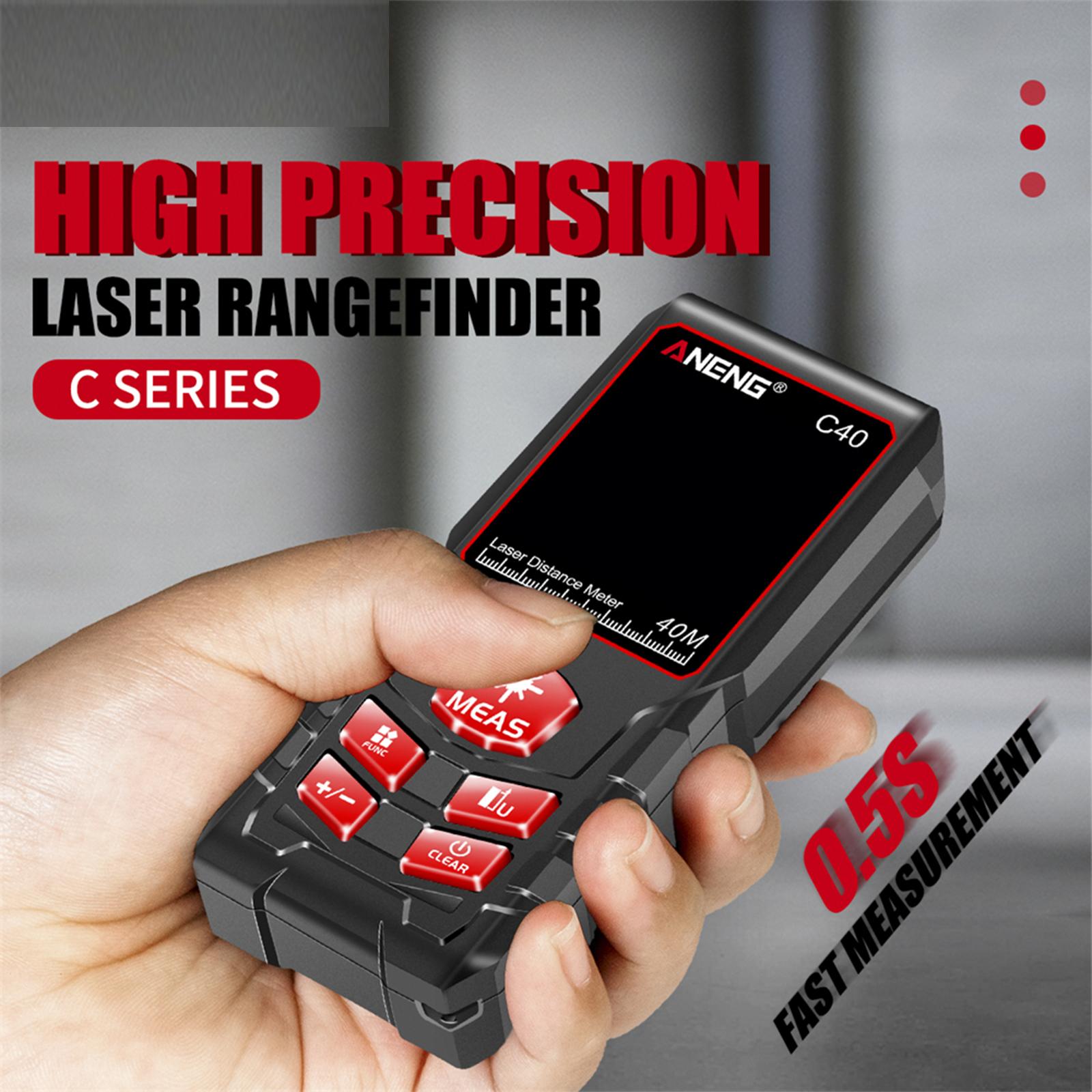 Digital Laser Distance Meter Gauge Measure Electronic Ruler 40m