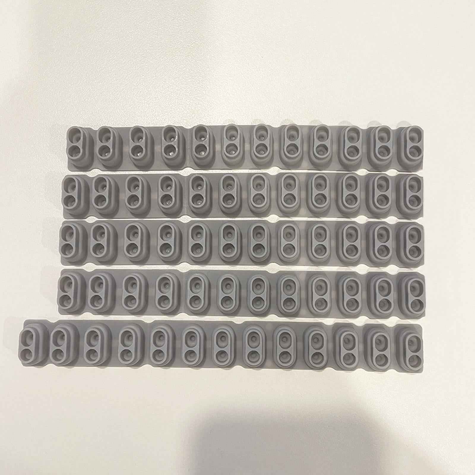 Keyboard Conductive Rubber Repair Keypad Key Contact Strip for Piano Gifts 13 keys