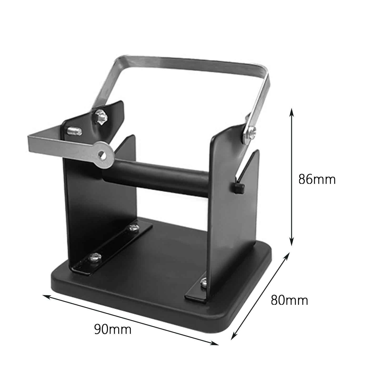 Solder Wire Stand Roll Holder Reel Dispenser for Maintenance Production Line 90x80x86mm