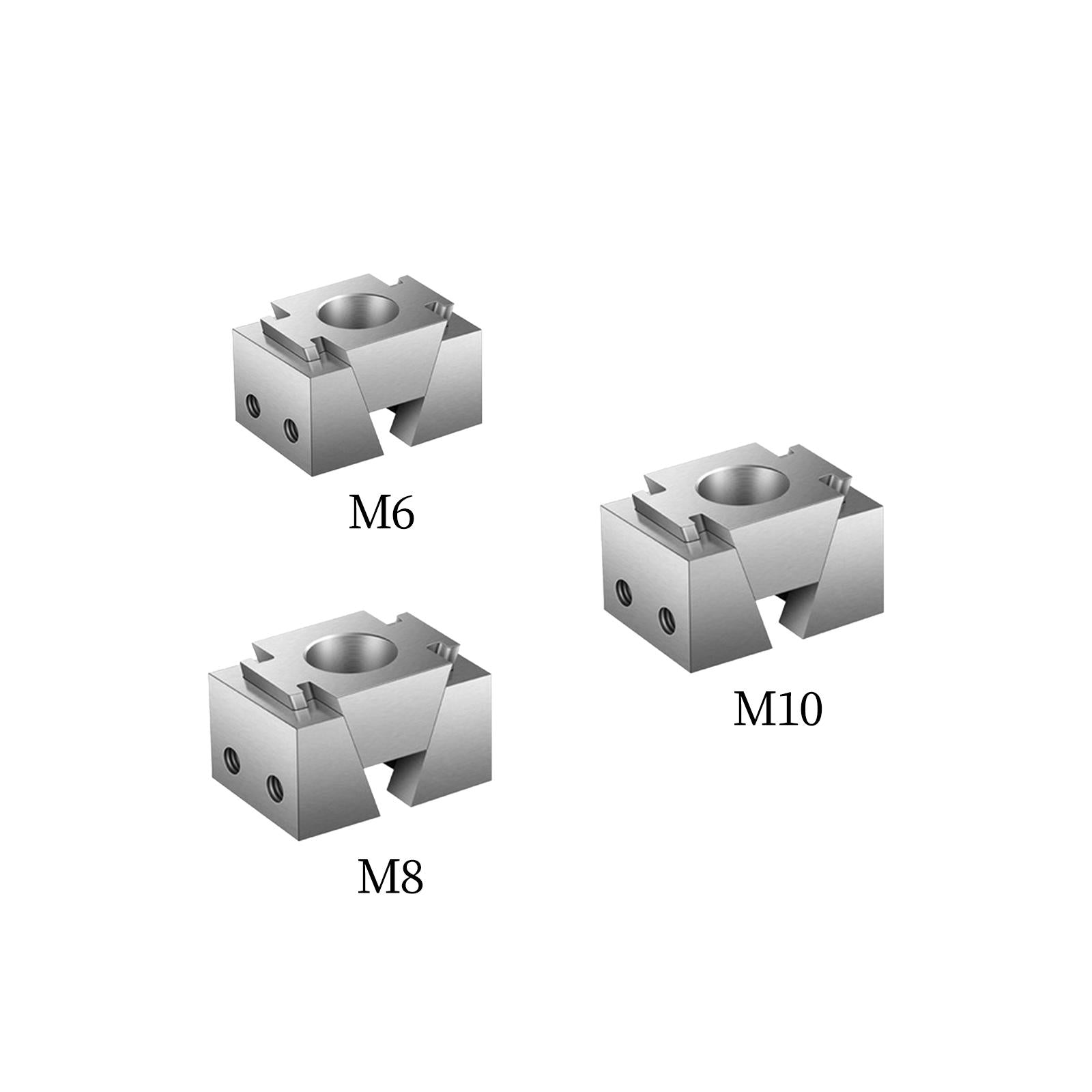 4xOk Fixture Steel Tabletop Clamping Block for Soldier Models Sculpture Crafts M6
