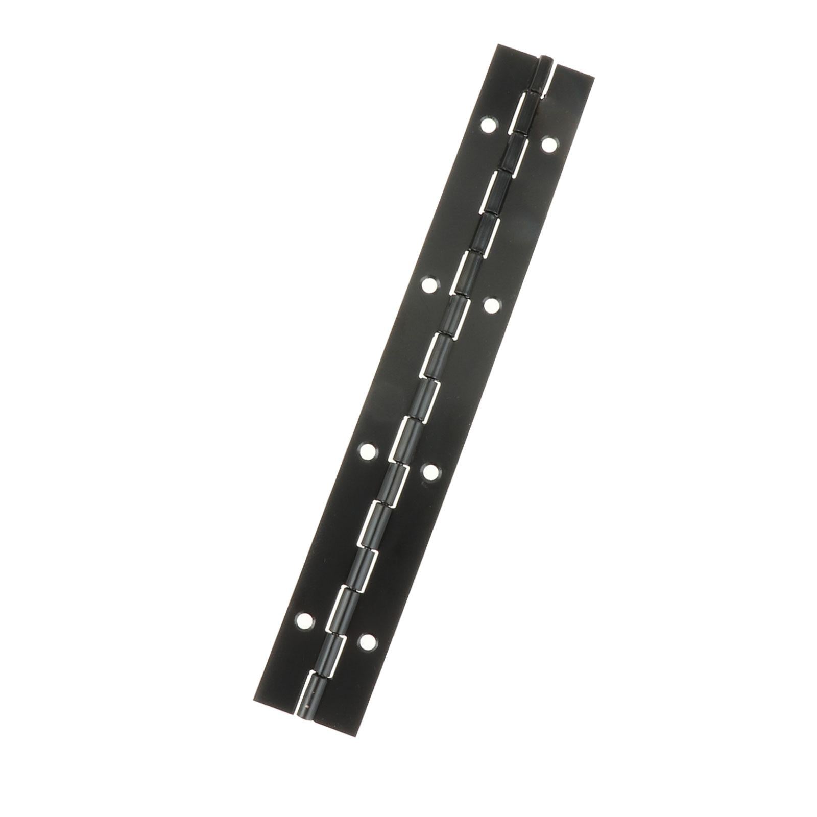 2xMetal Piano Hinge Fixed Folding Continuous Hinge for Window Door Woodworking 200x30x1mm